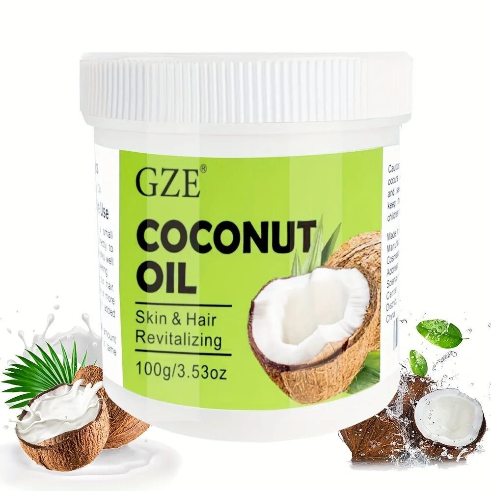 Aceite de coco GZE prensado en frío Virgenl fraccionado para el cuidado de la piel y el cabello aceite de masaje de uñas Cocos Nucifera portador de aceite Oi