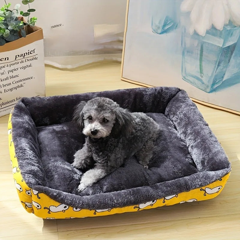 Cama para perros, esteras para sofá, productos para mascotas de invierno, accesorios para perros, cesta, suministros para casa grande, mediana y pequeña, cama para gatos