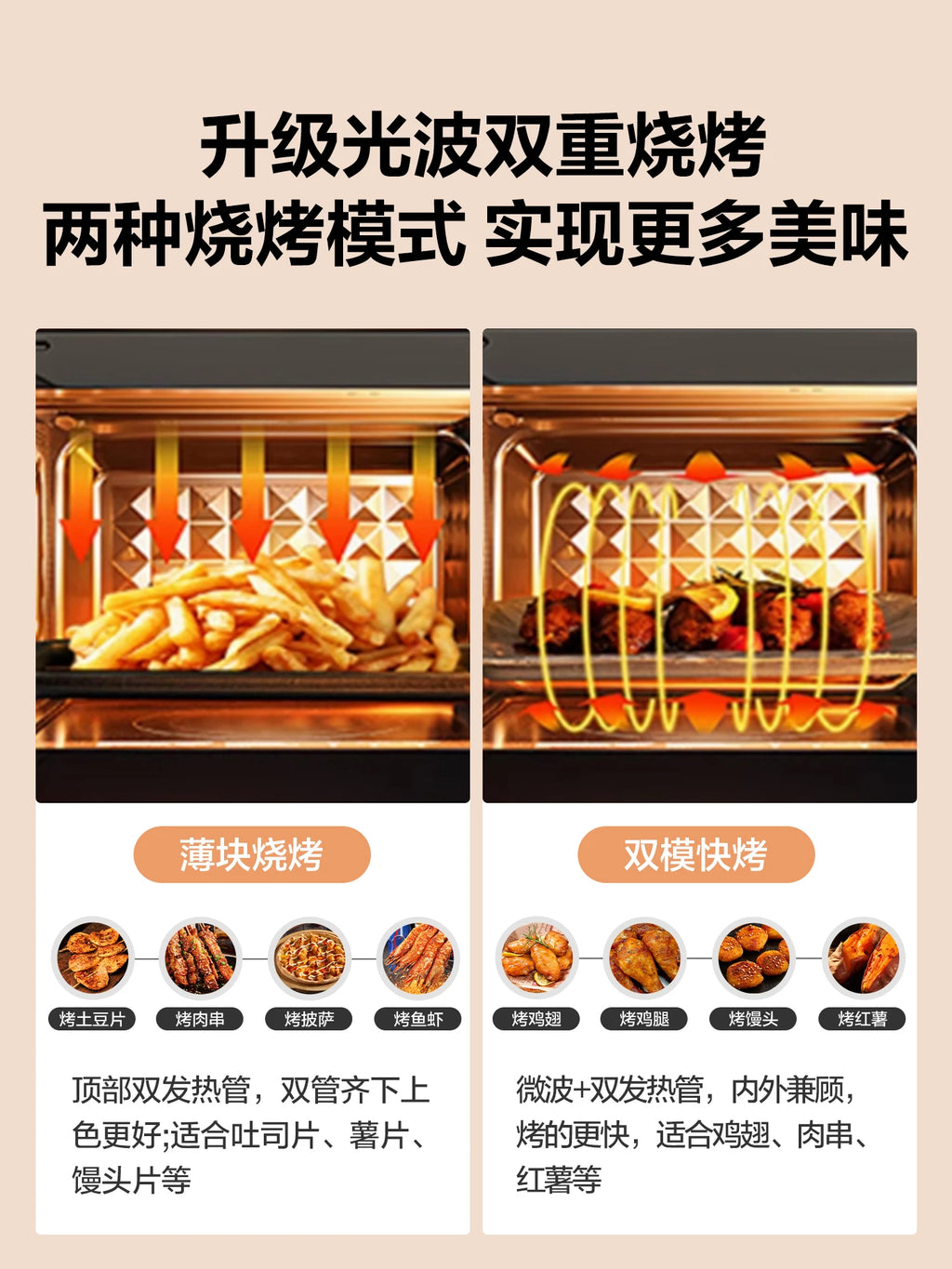 Horno microondas Midea horno microondas doméstico integrado inteligente pequeño nuevo horno de onda de luz plana 201B