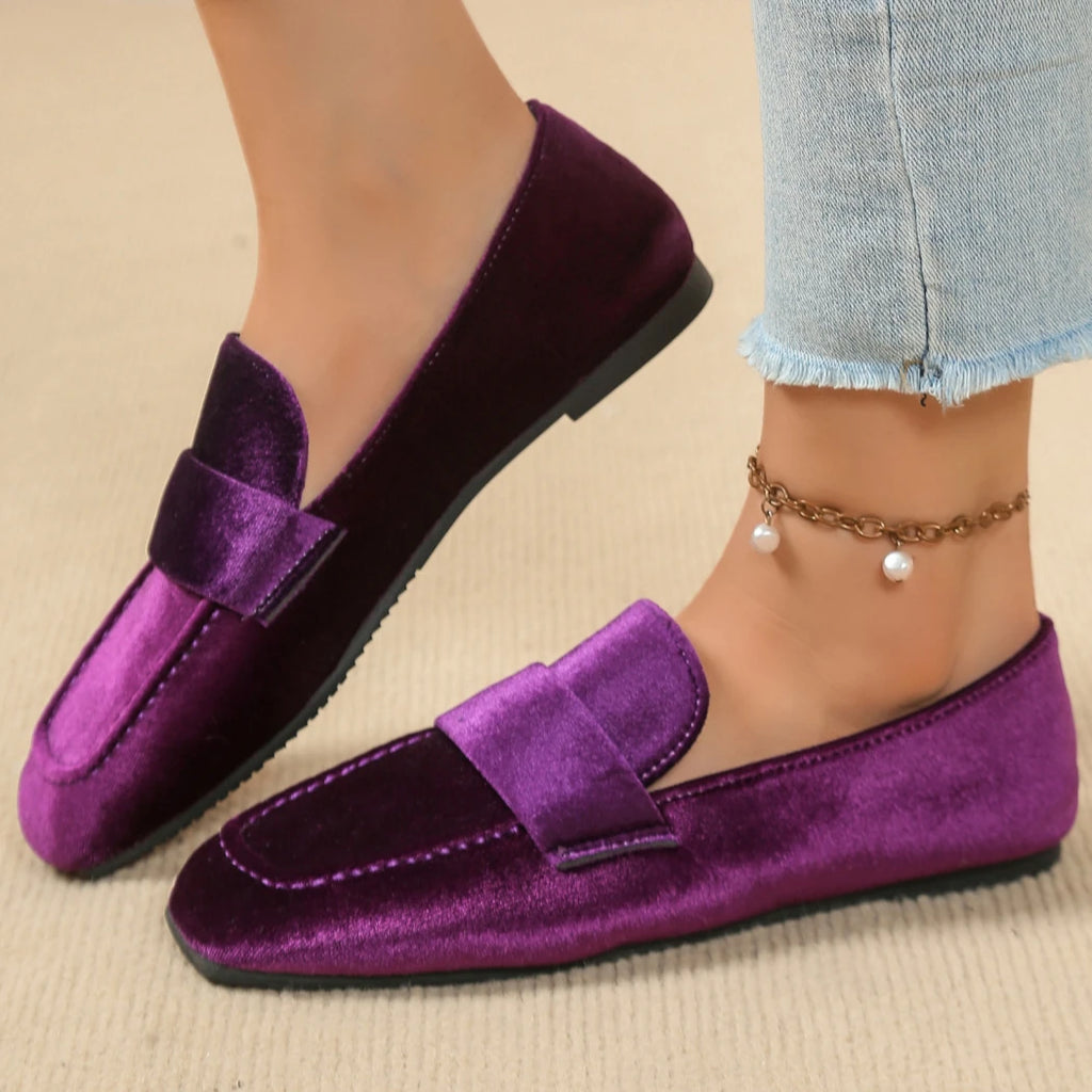 Zapatos planos informales para Mujer, mocasines cómodos a la moda De otoño, zapatillas De plataforma antideslizantes De talla grande, Zapatos De Mujer