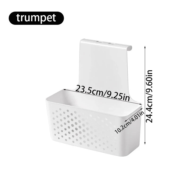 Caja de almacenamiento no perforada montada en la pared con puerta de gabinete, utilizada para cestas de almacenamiento de jengibre y ajo de cocina, almacenamiento de lavado de baño