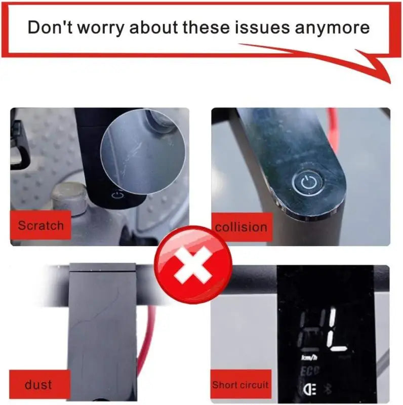 Cubierta protectora impermeable para patinete eléctrico Xiaomi M365 1S Pro 2, funda de pantalla de visualización, Panel de tablero, protección