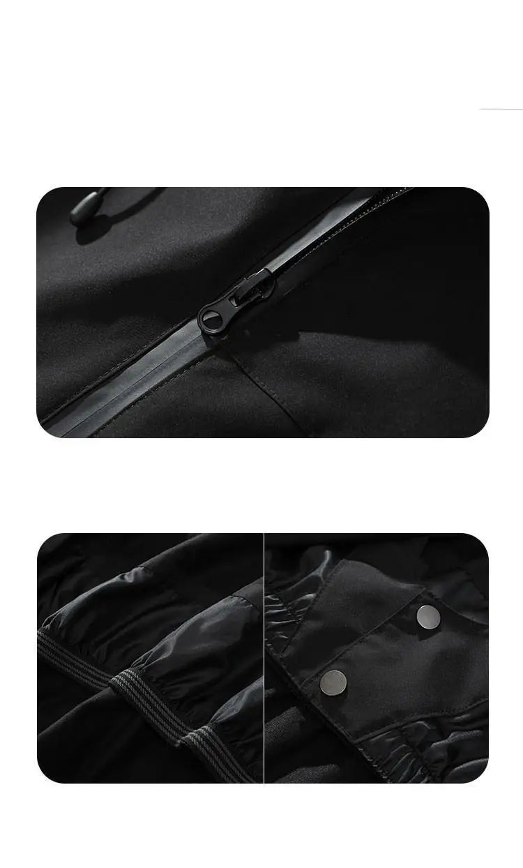 Traje de esquí de invierno para hombres y mujeres, conjunto de chaqueta y pantalones de esquí gruesos y cálidos impermeables para snowboard, ropa para exteriores, M-5XL