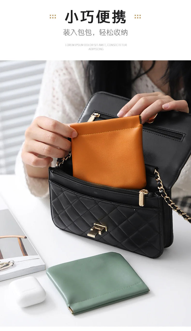 Monedero de cuero Pu para mujer y hombre, Mini cartera corta pequeña, monedero, llave para cambiar dinero, auriculares, tarjetero para niños y niñas