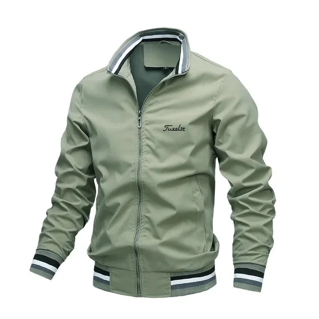 2025 Chaqueta de golf informal Ropa de golf para hombres Chaqueta casual de otoño Chaqueta de golf de moda para hombres a prueba de viento