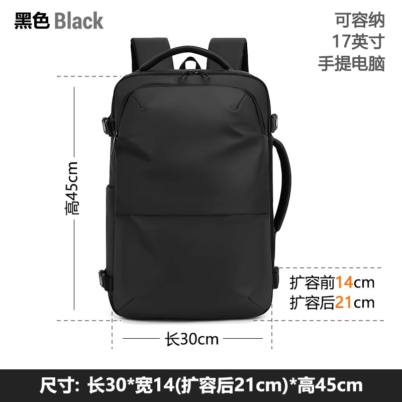 Mochila para hombre, bolsa de viaje multifuncional, compresión al vacío, impermeable, para viajes de negocios, nueva mochila para parejas