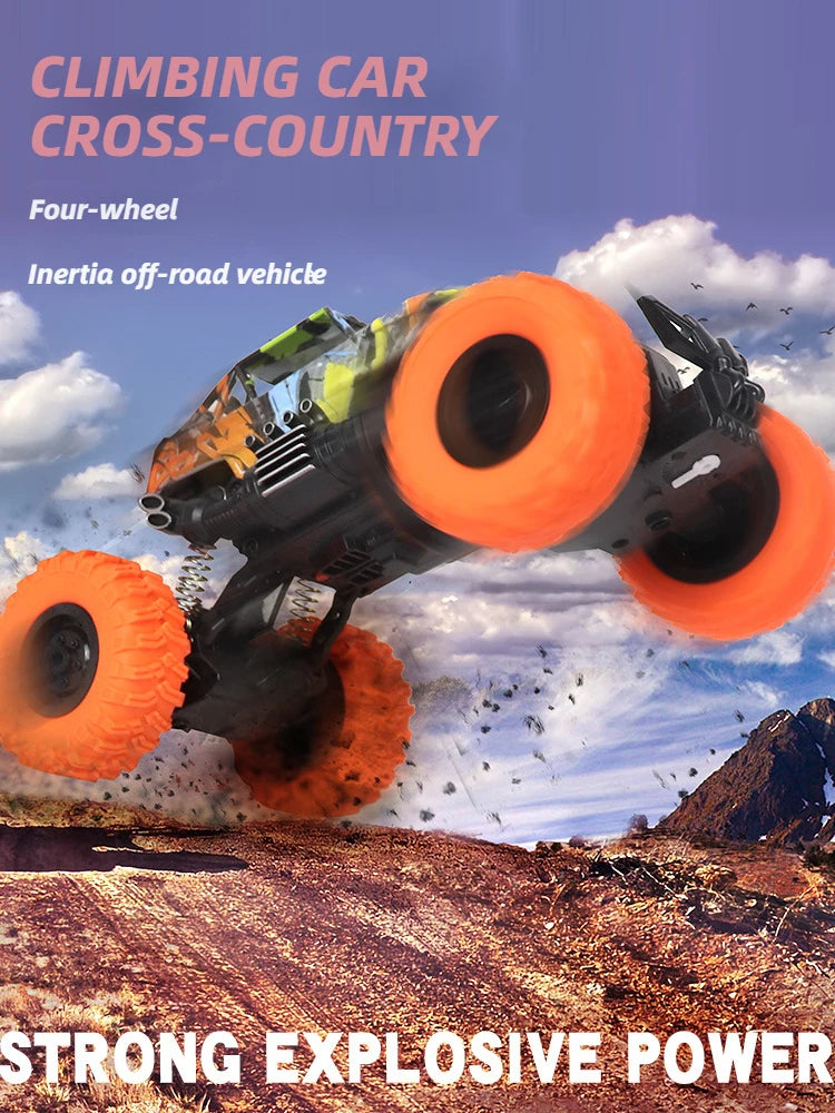 Coche de juguete para niños, vehículo todoterreno de alta velocidad, juguete para exteriores, modelo de vehículo todoterreno, vehículo acrobático de escalada de inercia, regalo para niños