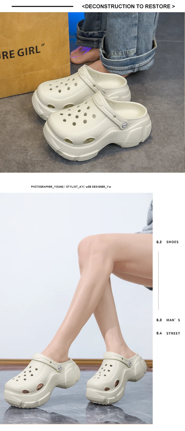 Sandalias de moda para mujer, zapatillas impermeables, zapatos de mujer, toboganes de verano para exteriores, zapatos de jardín de suela blanda, zuecos de interior, sandalias