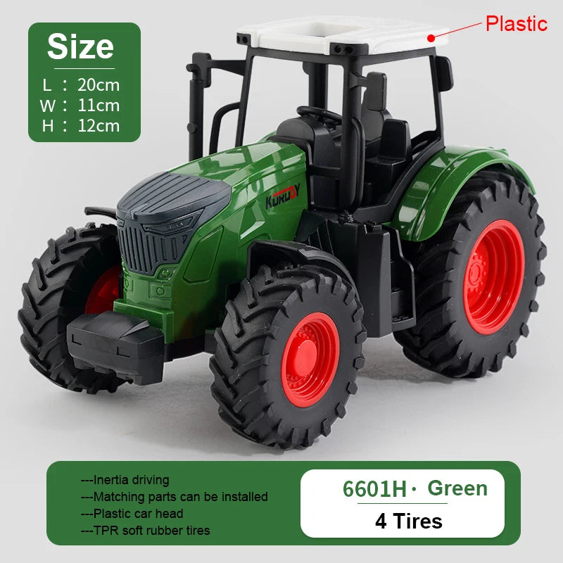Juguetes para niños Modelos de coches Tractor Múltiples accesorios para elegir