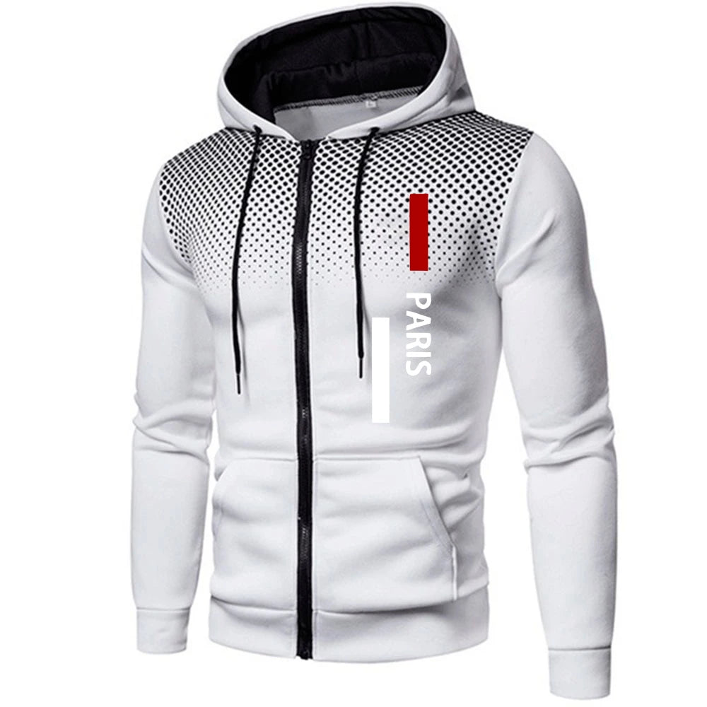 Ropa deportiva para hombre, sudadera con capucha y pantalones de chándal, sudadera deportiva informal urbana con cremallera, traje para correr, trajes de entrenamiento de otoño/invierno