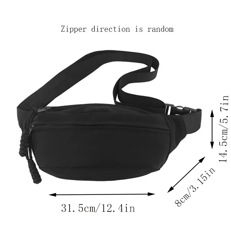 Bolsos casuales para hombres y mujeres, bolsos cruzados de moda, bolsos deportivos para el pecho, bolsos únicos y versátiles