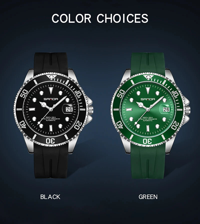 Relojes automáticos de marca de lujo para hombre, reloj mecánico resistente al agua con diseño cuadrado, relojes deportivos elegantes para mujer, reloj Masculino 2026