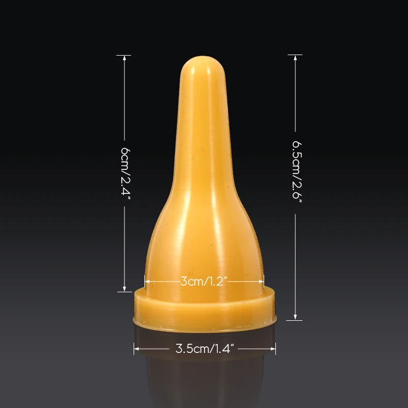 Biberón de 900 ml para alimentar terneros, corderos y cabritos, con chupete amarillo, para cría en granja, herramienta de alimentación para ovejas y cabras