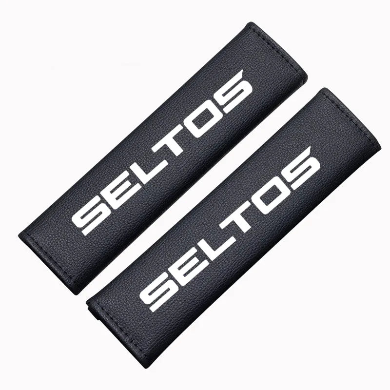 Funda para cinturón de seguridad de coche, funda ajustable para cinturón de seguridad, fundas para correa de hombro, almohadilla protectora de hombro para coche, accesorios para KIA seltos