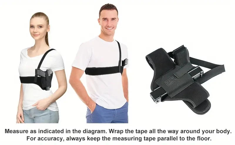 Cinturón táctico al aire libre multifuncional de la pistolera de la axila oculta del hombro