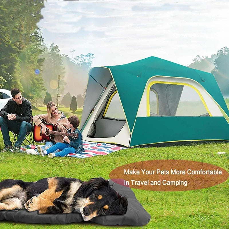 Manta plegable impermeable para cama de perro, estera de Picnic para perros, asiento de coche para perros pequeños, medianos y grandes, almohadilla portátil para acampar y viajar para mascotas