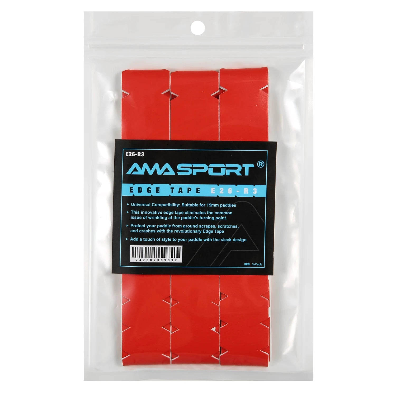 Cinta protectora de borde de Pickleball para Pickleball Padel de 13mm/16mm/19mm-nueva cinta protectora de borde de raqueta Borgoña de Color