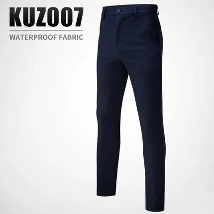 Pgm pantalones de Golf para hombre, pantalones cálidos gruesos impermeables de invierno, además de ropa de Golf de tenis de terciopelo, pantalones cálidos de pelota de Golf para hombre, a prueba de lluvia y nieve