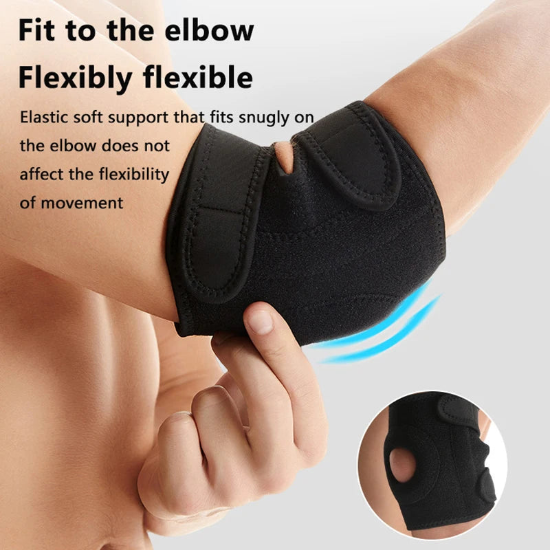 {CC44} 1 pieza soporte de codo ajustable tendinitis mujeres hombres Protector de tenis vendaje de alivio del codo estabilizador de férula de codo