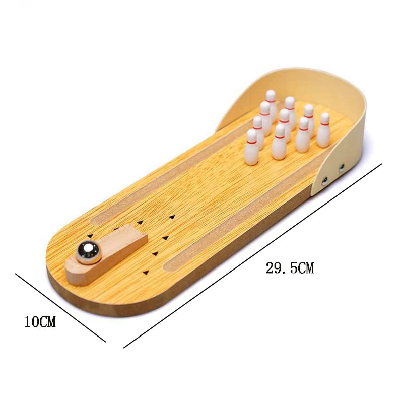 Mini juego de bolos de mesa, escritorio de oficina, alivianadores de estrés para adultos, adolescentes, niñas, niños, ansiedad, TDAH, juguetes antiestrés, regalos