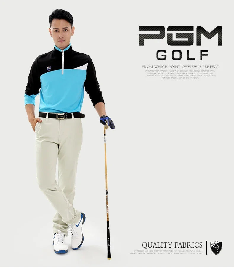 Pgm pantalones de Golf para hombre, pantalones cálidos gruesos impermeables de invierno, además de ropa de Golf de tenis de terciopelo, pantalones cálidos de pelota de Golf para hombre, a prueba de lluvia y nieve
