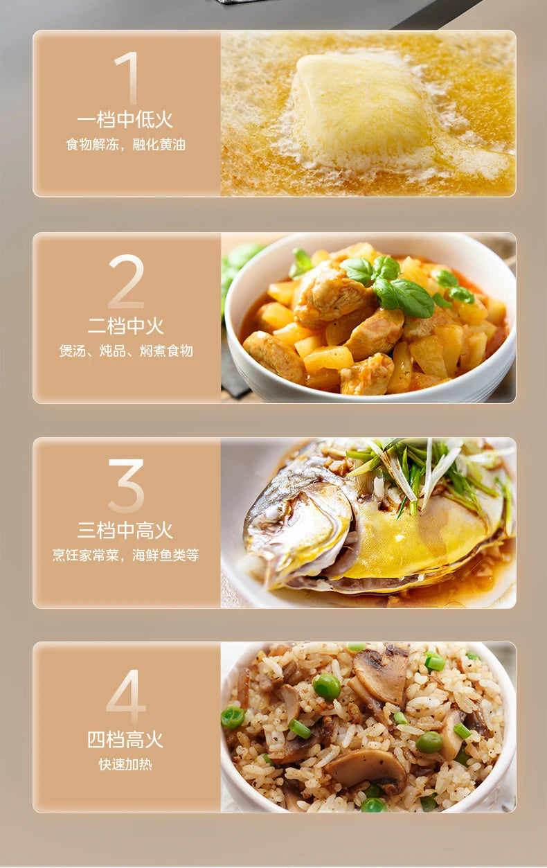 Horno microondas Midea horno microondas doméstico integrado inteligente pequeño nuevo horno de onda de luz plana 201B