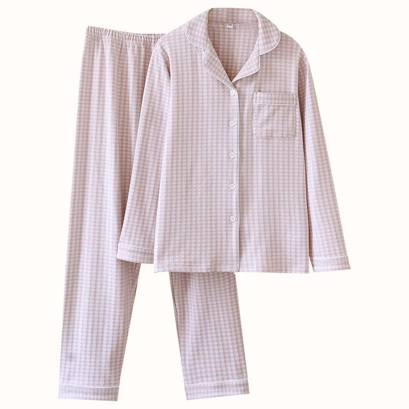 Pijamas de pareja para calentar y mantener el calor, pantalones de manga larga para otoño e invierno, ropa de dormir holgada para mujer, ropa de dormir para hombre