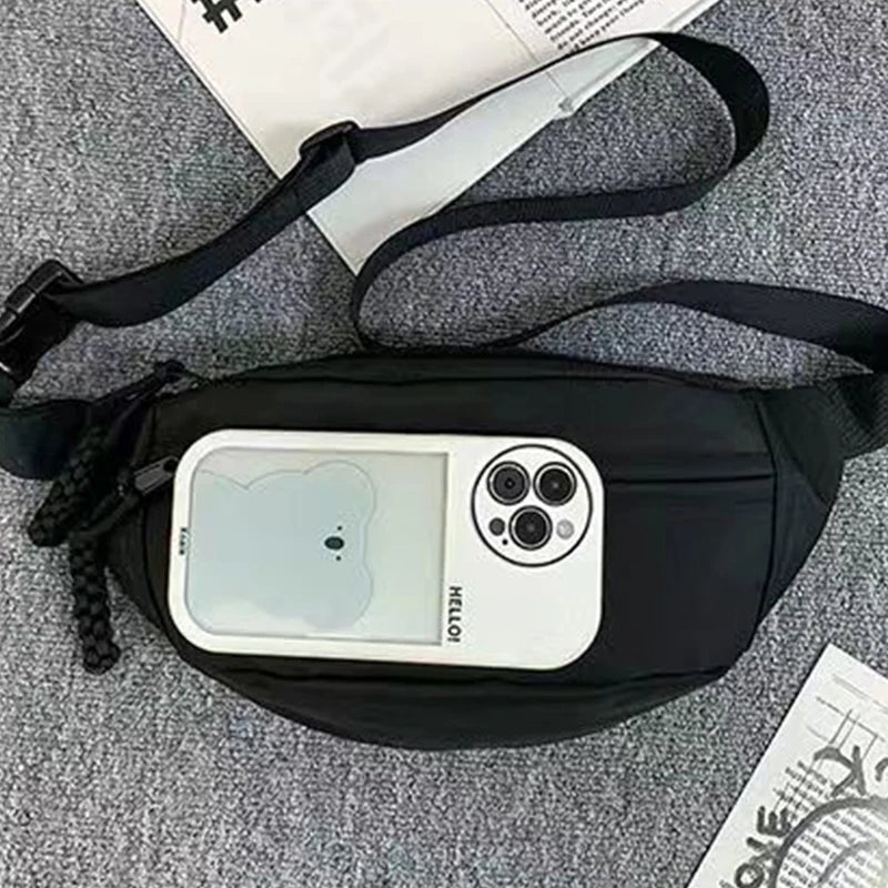 Bolsos casuales para hombres y mujeres, bolsos cruzados de moda, bolsos deportivos para el pecho, bolsos únicos y versátiles