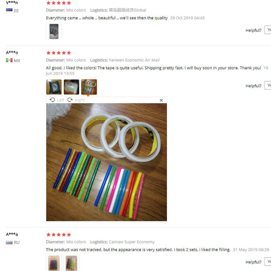 10 Uds. De barras de pegamento termofusible coloridas para pistola de pegamento eléctrica, palo de cera con purpurina adhesiva de 7mm, herramienta de reparación DIY para manualidades en el hogar