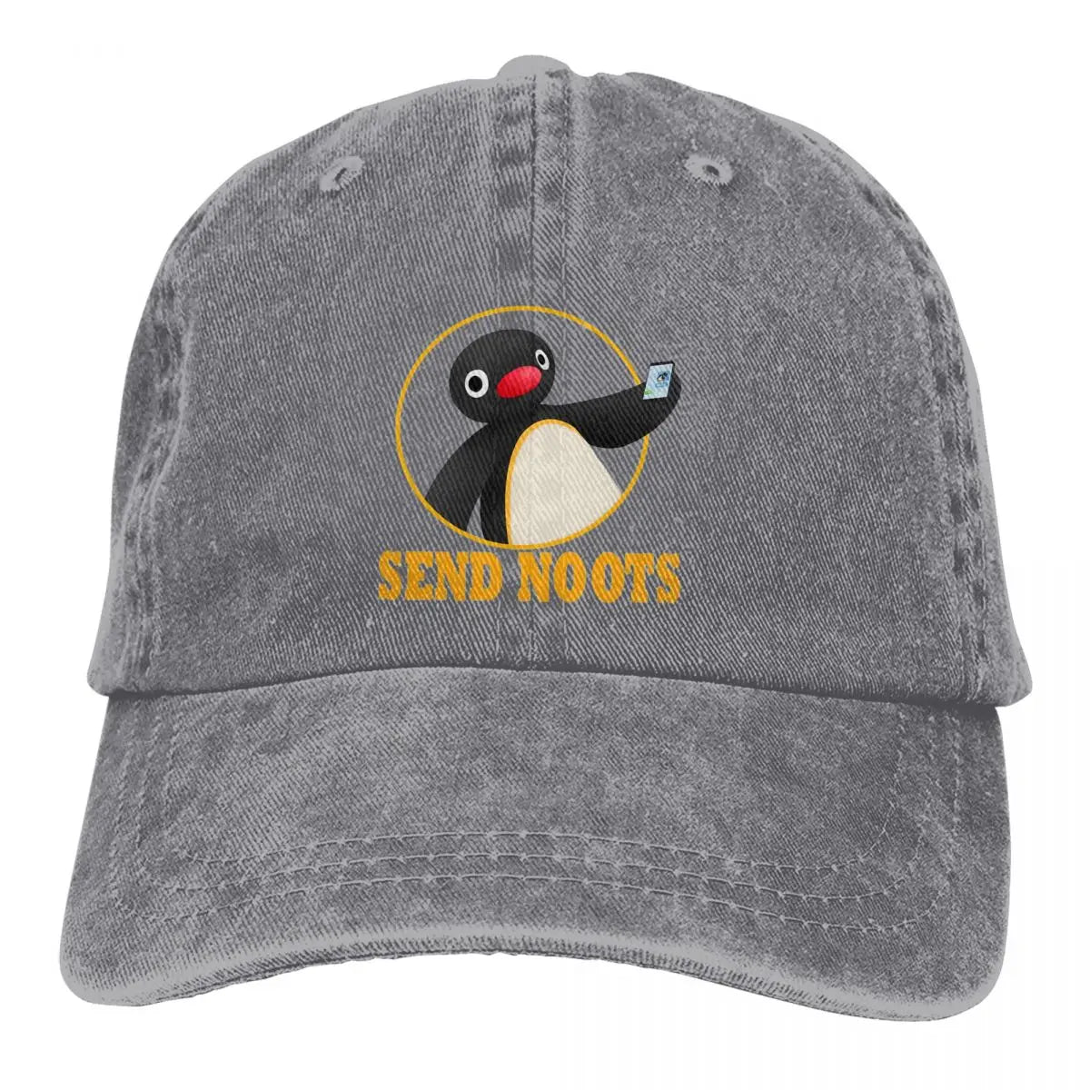 Gorra de verano con visera, sombrero de vaquero con visera, Hip Hop, Pingu Pinga Penguin TV