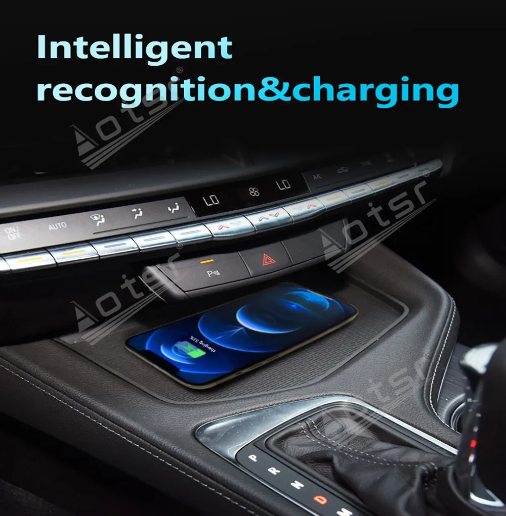 Nuevo producto de carga inalámbrica rápida para automóviles Carga rápida para teléfonos móviles para Cadillac CT4 2020-2021