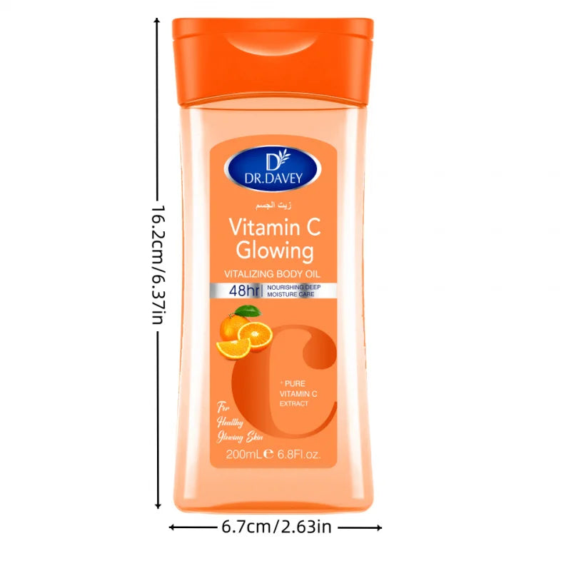 DR.DAVEY VC aceite de tratamiento corporal aceite corporal VC masaje corporal aceite esencial cuidado hidratante aceite esencial corporal