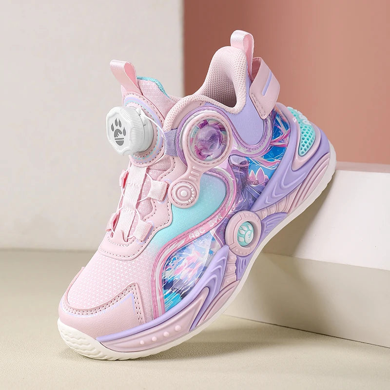 Zapatillas de baloncesto para niños, moda para chicas, entrenamiento, suela antideslizante, zapatillas acolchadas, cómodas zapatillas suaves para correr para chico