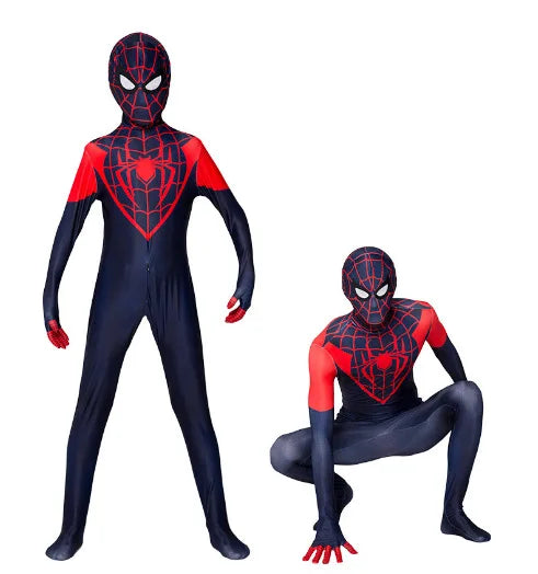 Disfraz de superhéroe de araña para niños, mono de LICRA, disfraces de Halloween, mono, conjunto de fiesta de separación para niños, mono de Halloween
