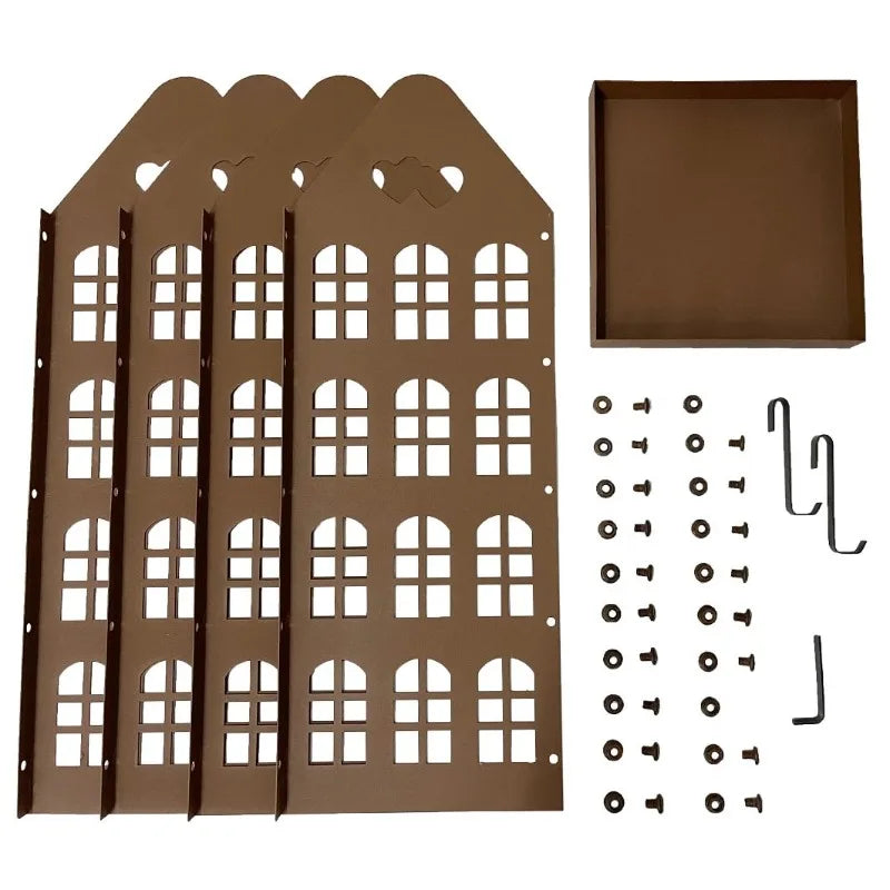 Cubo de Metal para paraguas, soporte moderno para paraguas, cesta para paraguas hueca de entrada elegante, cajas de almacenamiento para paraguas de negocios para interiores