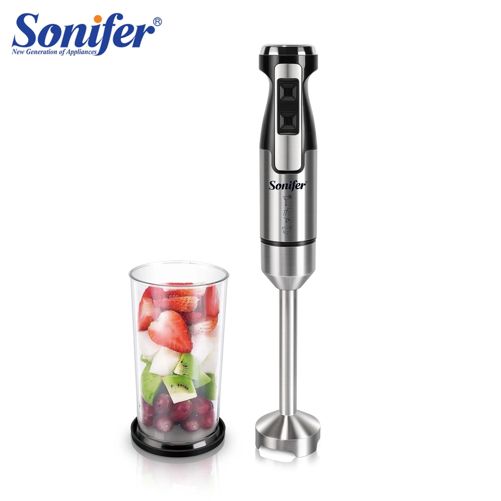 Sonifer-batidora de mano para cocina, mezclador eléctrico de alimentos por inmersión, trituradora de hielo, picadora de carne y verduras, 500W
