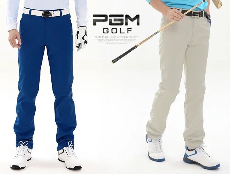 Pgm pantalones de Golf para hombre, pantalones cálidos gruesos impermeables de invierno, además de ropa de Golf de tenis de terciopelo, pantalones cálidos de pelota de Golf para hombre, a prueba de lluvia y nieve