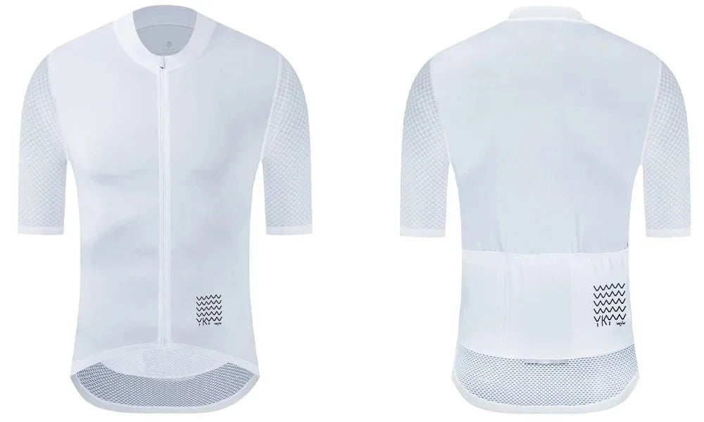 YKYWBIKE-Camiseta de ciclismo para hombre, Maillot de verano para bicicleta de montaña, camiseta para descenso, equipo profesional de alta calidad, ropa de bicicleta de manga corta