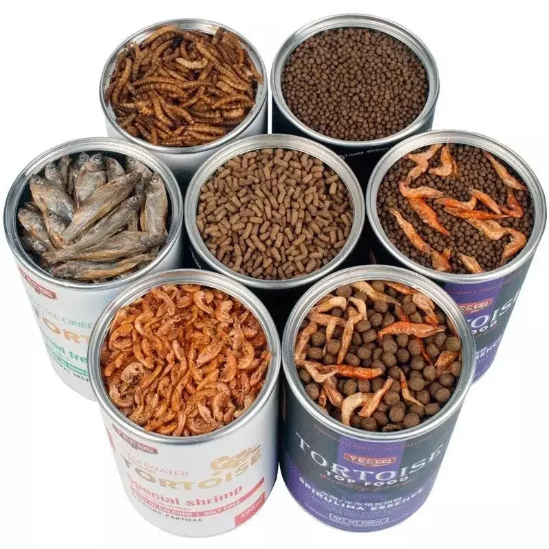 Yee-alimento para reptiles, Tortuga, hámster, peces secos, camarones, gusanos, pan, gusano, acuario, Comida para peces