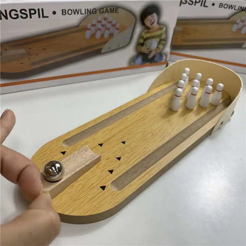 Mini juego de bolos de mesa, escritorio de oficina, alivianadores de estrés para adultos, adolescentes, niñas, niños, ansiedad, TDAH, juguetes antiestrés, regalos