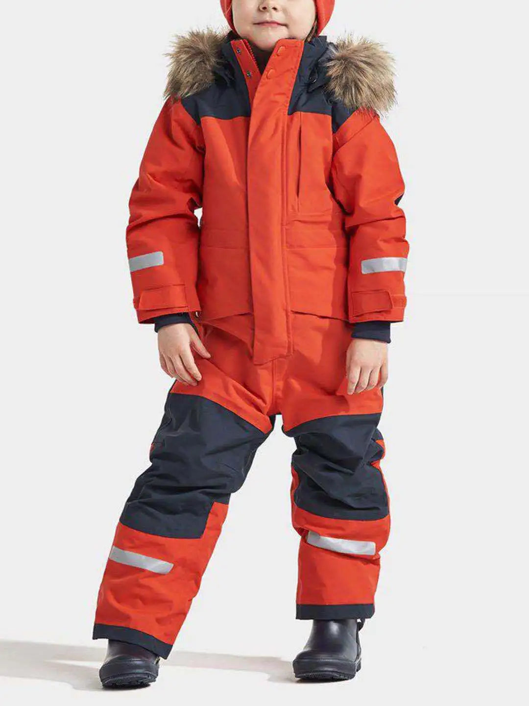 Traje de esquí para niños a prueba de viento impermeable grueso luminoso traje de esquí de una pieza para niños ropa de algodón para hombres y niñas traje de esquí