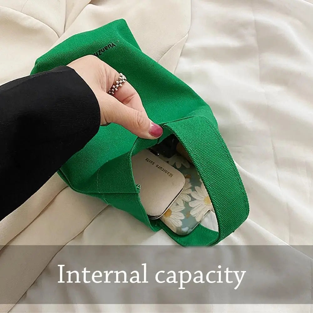 Bolsos informales, bolsos de hombro tipo bandolera de lona, bolso de compras de gran capacidad, bolsos de hombro tipo bandolera con letras