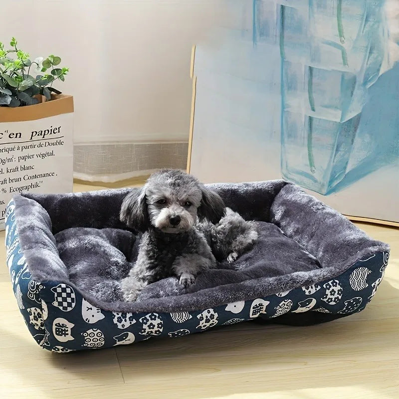Cama para perros, esteras para sofá, productos para mascotas de invierno, accesorios para perros, cesta, suministros para casa grande, mediana y pequeña, cama para gatos