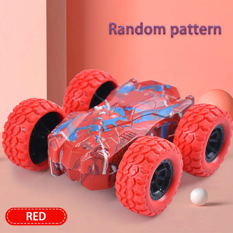 Coche de juguete para niños, divertido coche de doble cara, seguridad inercial, anticolisión, anticaída, modelo anticaída para niños, vehículo todoterreno deslizante
