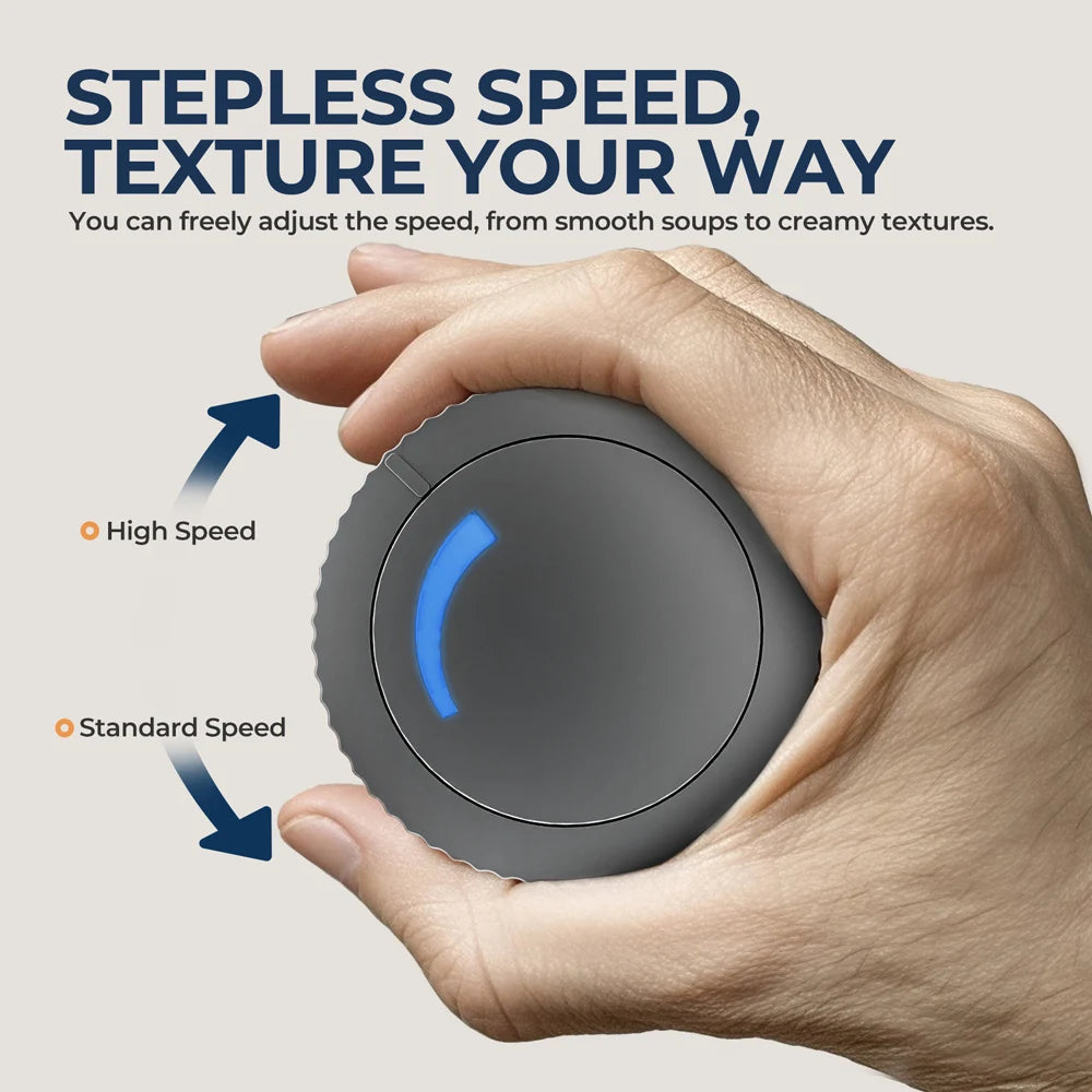 Batidora de inmersión manual potente de 1000W 4 en 1, batidora de alimentos con varilla de acero inoxidable, vaso mezclador de 700ml, procesador de 500ml, batidor