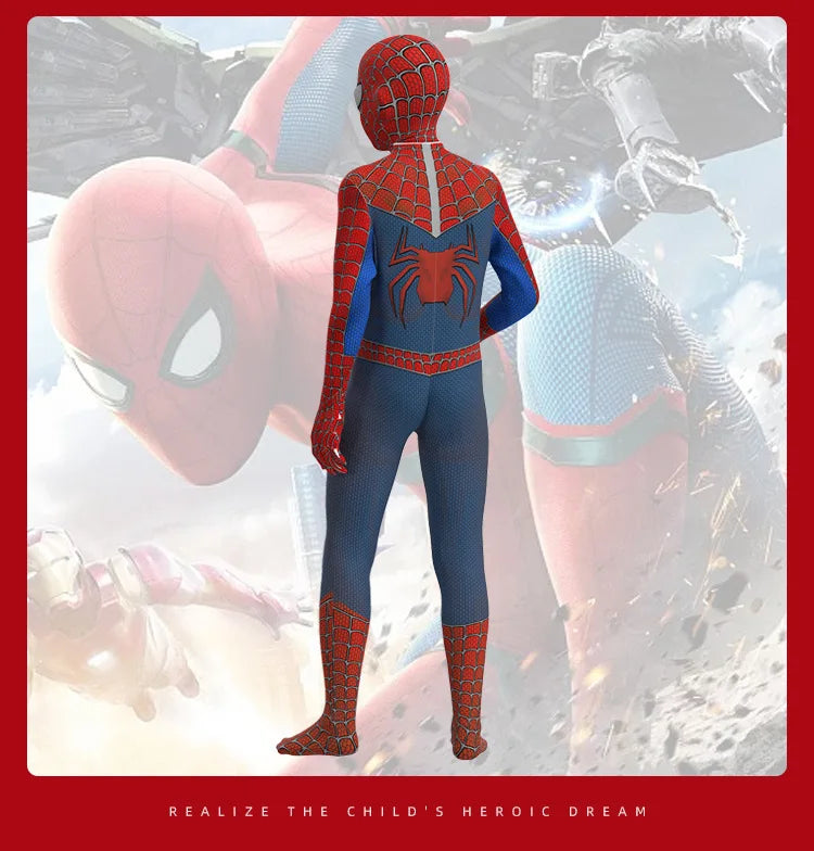 Disfraz de superhéroe de araña para niños, mono de LICRA, disfraces de Halloween, mono, conjunto de fiesta de separación para niños, mono de Halloween