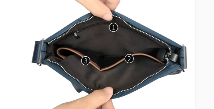 Nuevo bolso de hombro para hombre, moda británica, estilo informal, diseño de alta calidad, bolso mensajero multifunción de gran capacidad