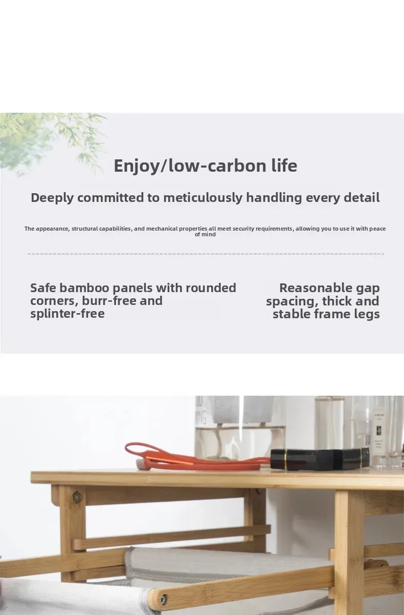 Cesta de lavandería multifuncional de tela de bambú, estante de almacenamiento ordenado para dormitorio, sala de estar, solución organizadora de baño