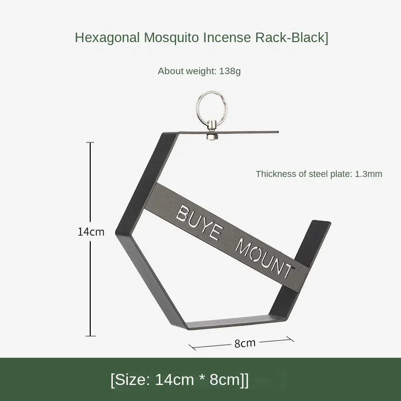 Bandeja de bobina para mosquitos al aire libre, herramientas de Camping, soporte para bobina de mosquitos para senderismo turístico, suministros de Camping, soporte para bobina de mosquitos colgante