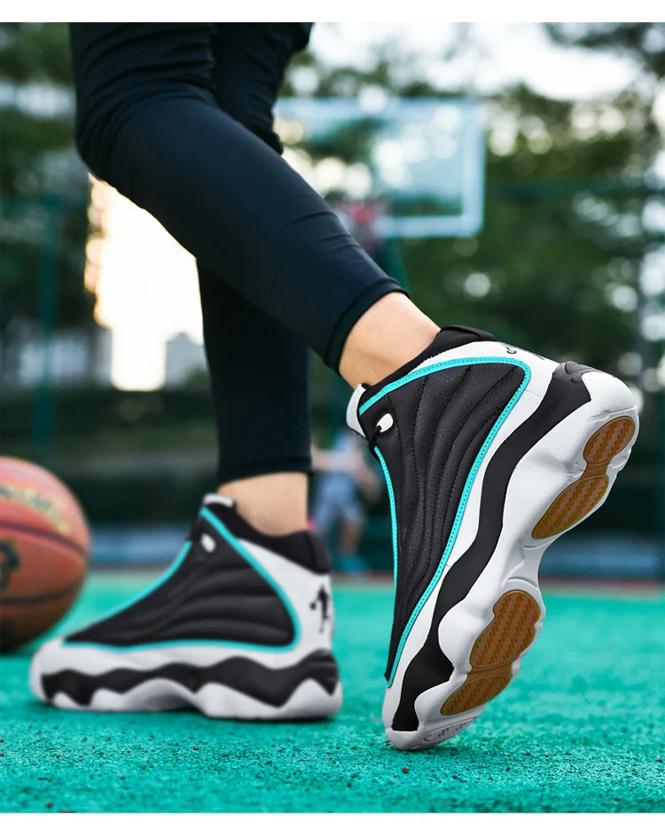 Zapatillas de baloncesto de alta calidad para hombre, zapatillas de baloncesto para hombre, zapatillas de deporte antideslizantes de alta calidad para exteriores